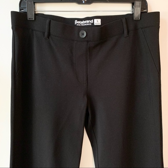 Betabrand Bootcut Dress Black Pant Large Petite - Picture 2 of 8